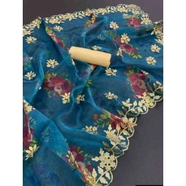 Pure Organza Silk Saree